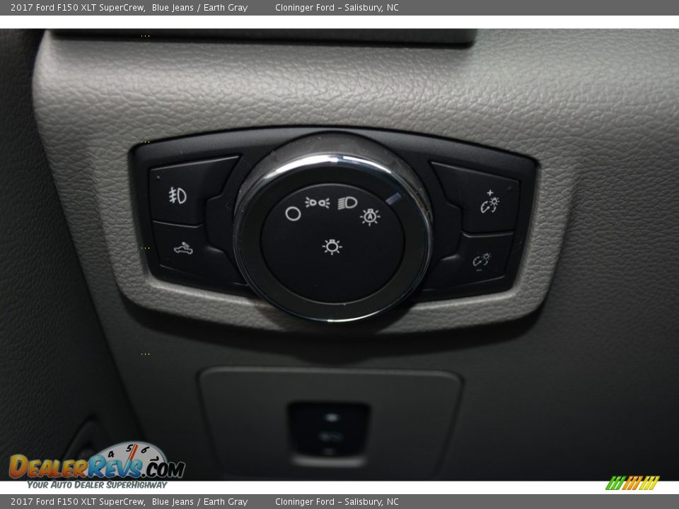 2017 Ford F150 XLT SuperCrew Blue Jeans / Earth Gray Photo #21