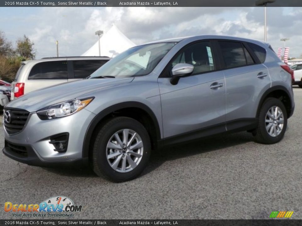 2016 Mazda CX-5 Touring Sonic Silver Metallic / Black Photo #1
