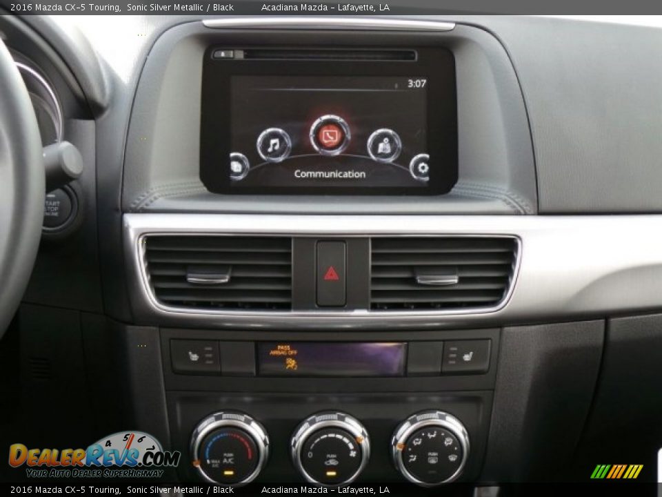 2016 Mazda CX-5 Touring Sonic Silver Metallic / Black Photo #7