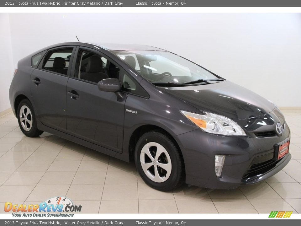 2013 Toyota Prius Two Hybrid Winter Gray Metallic / Dark Gray Photo #1