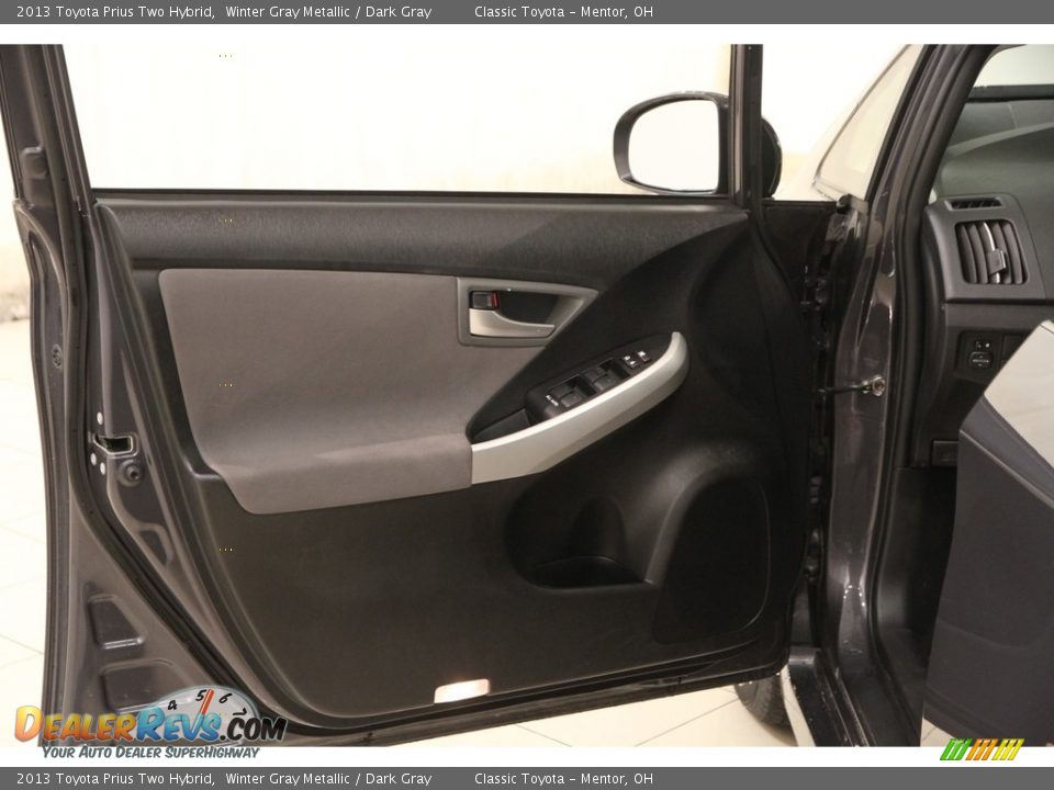 2013 Toyota Prius Two Hybrid Winter Gray Metallic / Dark Gray Photo #4