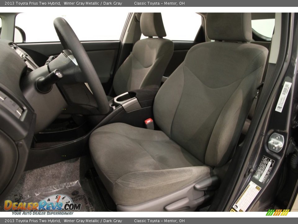 2013 Toyota Prius Two Hybrid Winter Gray Metallic / Dark Gray Photo #5