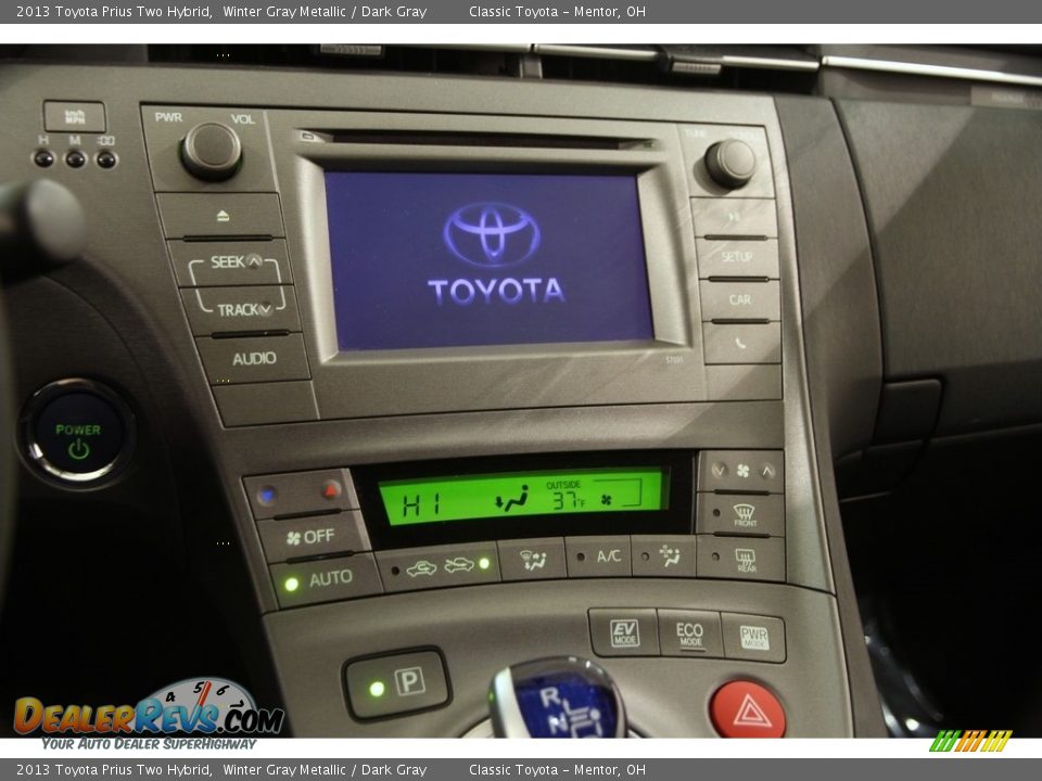 2013 Toyota Prius Two Hybrid Winter Gray Metallic / Dark Gray Photo #8