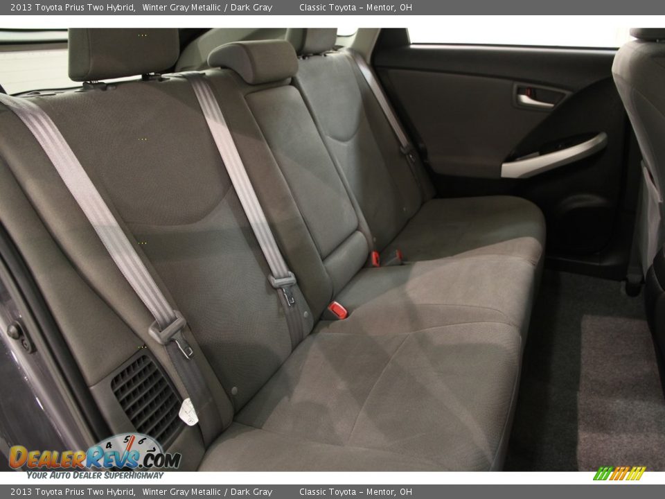 2013 Toyota Prius Two Hybrid Winter Gray Metallic / Dark Gray Photo #14