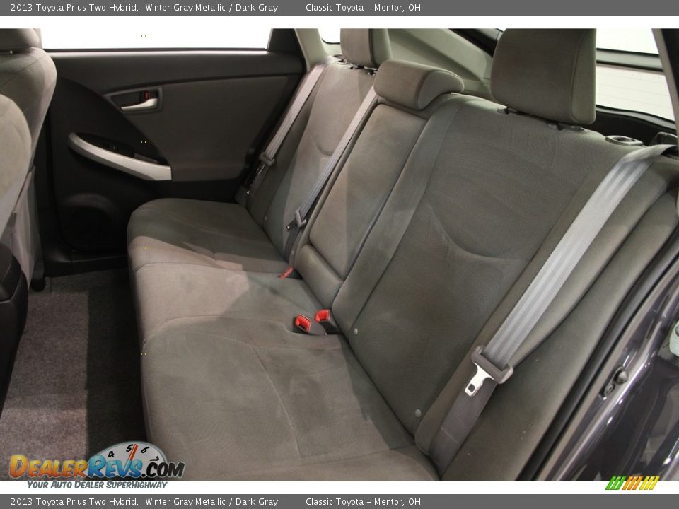 2013 Toyota Prius Two Hybrid Winter Gray Metallic / Dark Gray Photo #15