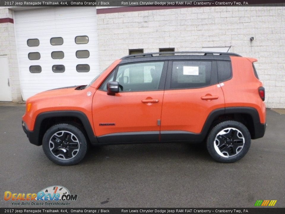 Omaha Orange 2017 Jeep Renegade Trailhawk 4x4 Photo #3