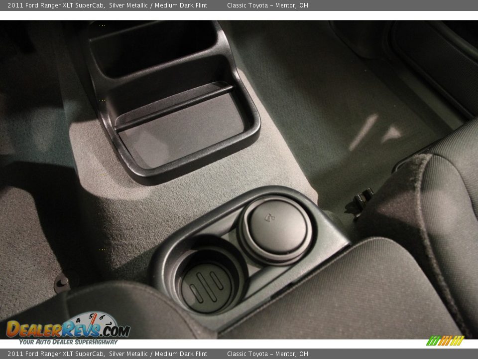 2011 Ford Ranger XLT SuperCab Silver Metallic / Medium Dark Flint Photo #9