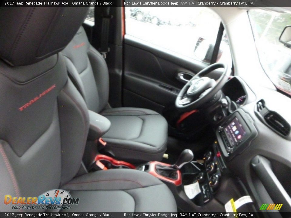 2017 Jeep Renegade Trailhawk 4x4 Omaha Orange / Black Photo #9