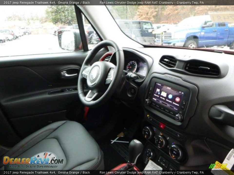 2017 Jeep Renegade Trailhawk 4x4 Omaha Orange / Black Photo #10
