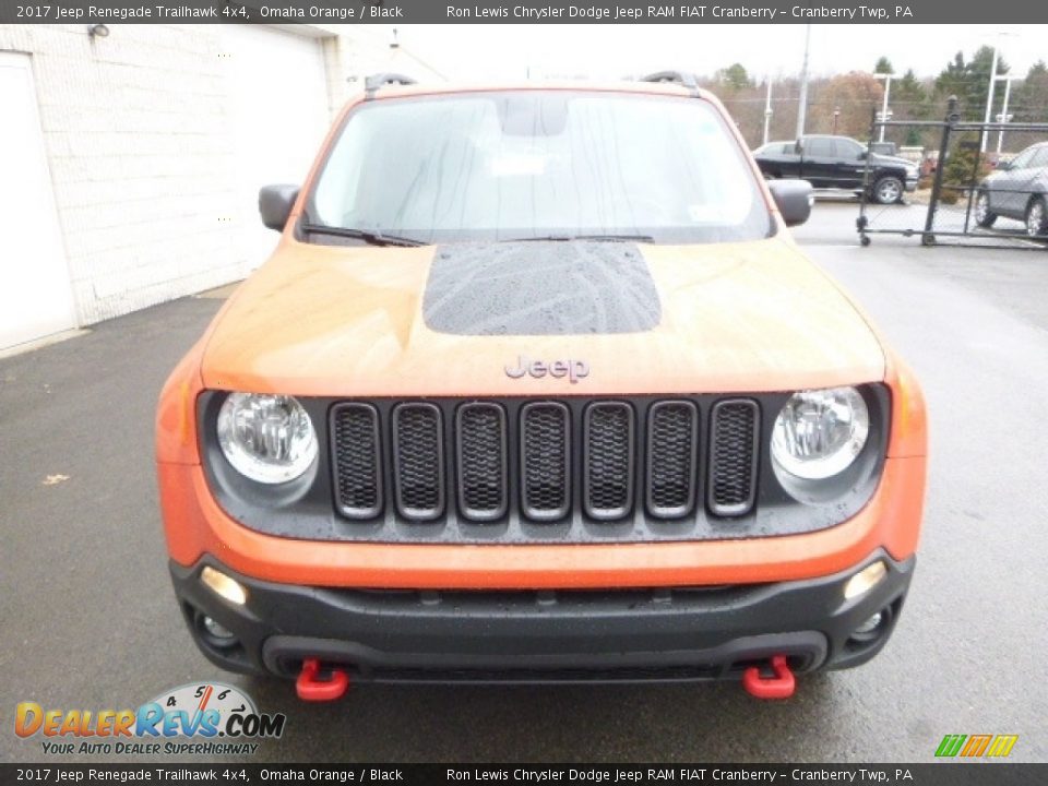 2017 Jeep Renegade Trailhawk 4x4 Omaha Orange / Black Photo #12