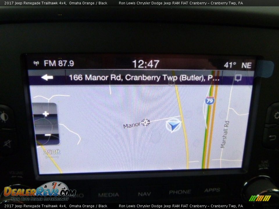 2017 Jeep Renegade Trailhawk 4x4 Omaha Orange / Black Photo #16