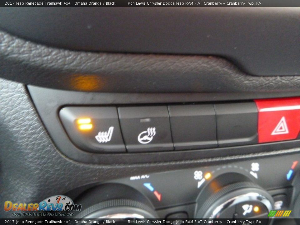2017 Jeep Renegade Trailhawk 4x4 Omaha Orange / Black Photo #19