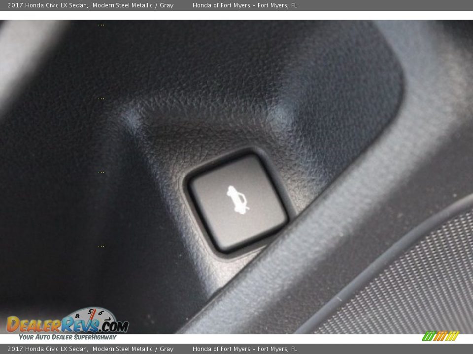 2017 Honda Civic LX Sedan Modern Steel Metallic / Gray Photo #9