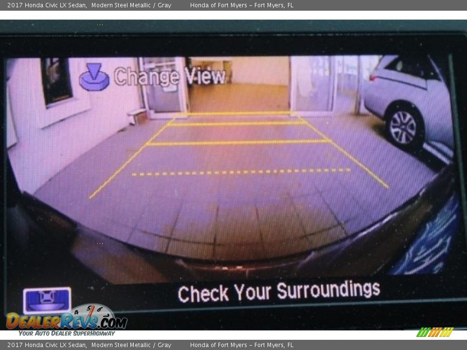 2017 Honda Civic LX Sedan Modern Steel Metallic / Gray Photo #17