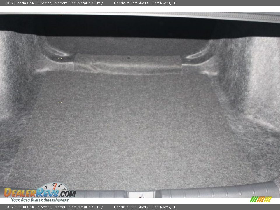 2017 Honda Civic LX Sedan Modern Steel Metallic / Gray Photo #25