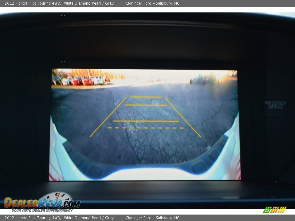 2012 Honda Pilot Touring 4WD White Diamond Pearl / Gray Photo #21