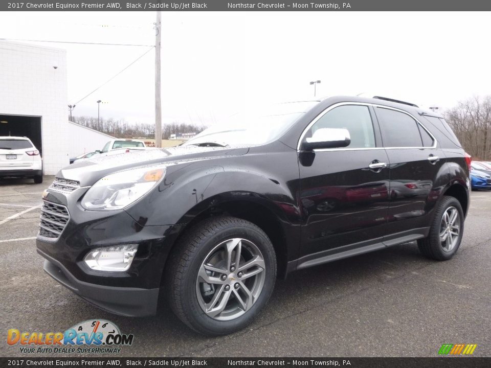 2017 Chevrolet Equinox Premier AWD Black / Saddle Up/Jet Black Photo #1