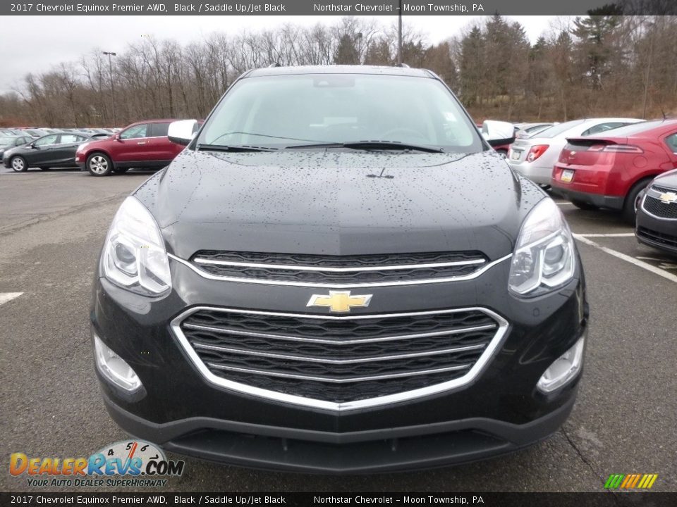 2017 Chevrolet Equinox Premier AWD Black / Saddle Up/Jet Black Photo #2