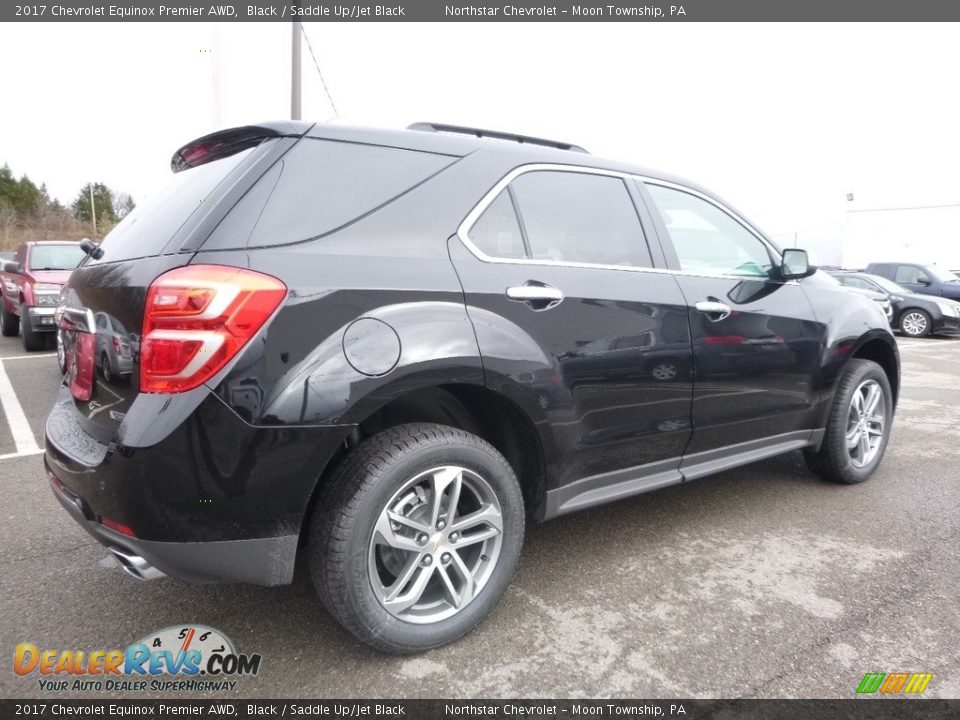 2017 Chevrolet Equinox Premier AWD Black / Saddle Up/Jet Black Photo #5