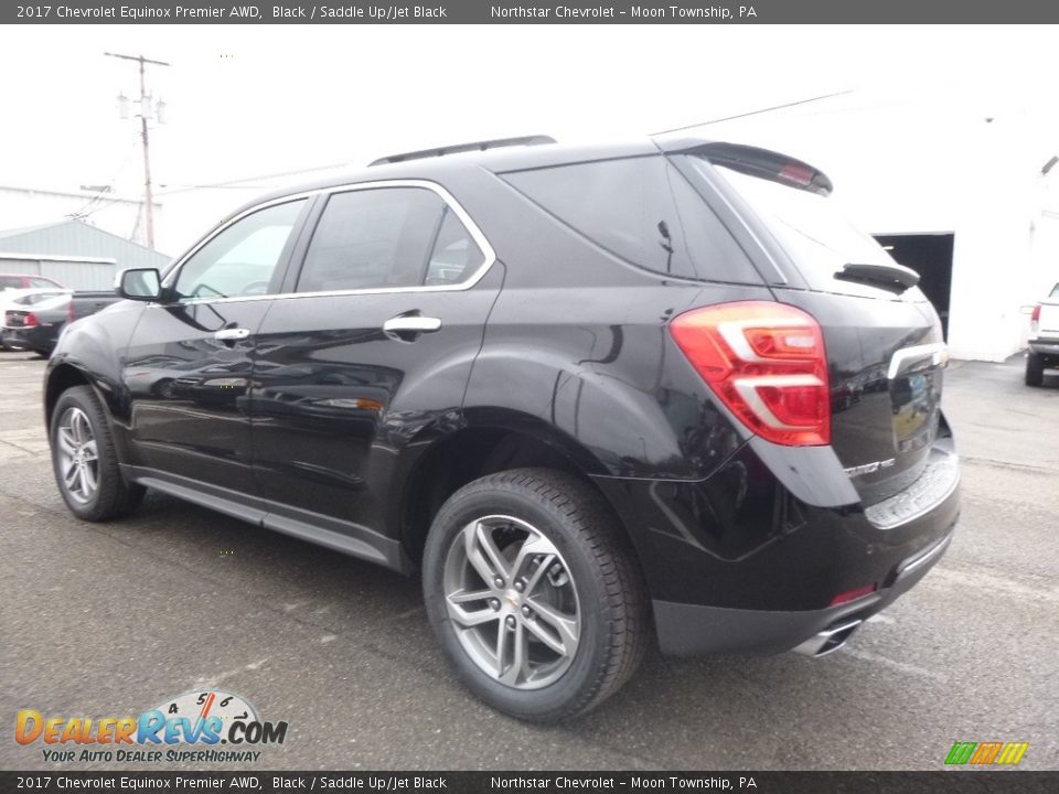 2017 Chevrolet Equinox Premier AWD Black / Saddle Up/Jet Black Photo #7