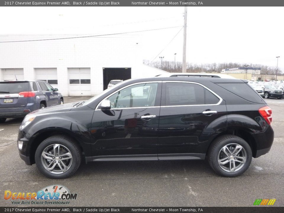 2017 Chevrolet Equinox Premier AWD Black / Saddle Up/Jet Black Photo #8