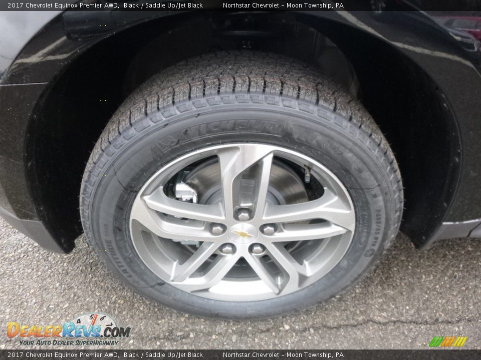 2017 Chevrolet Equinox Premier AWD Black / Saddle Up/Jet Black Photo #9