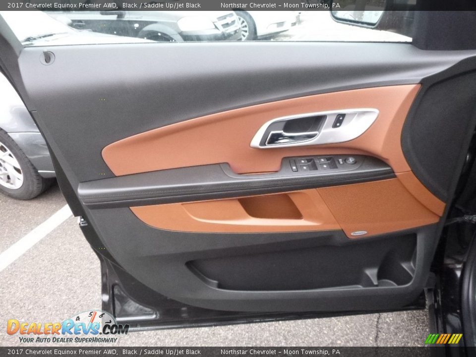 2017 Chevrolet Equinox Premier AWD Black / Saddle Up/Jet Black Photo #13