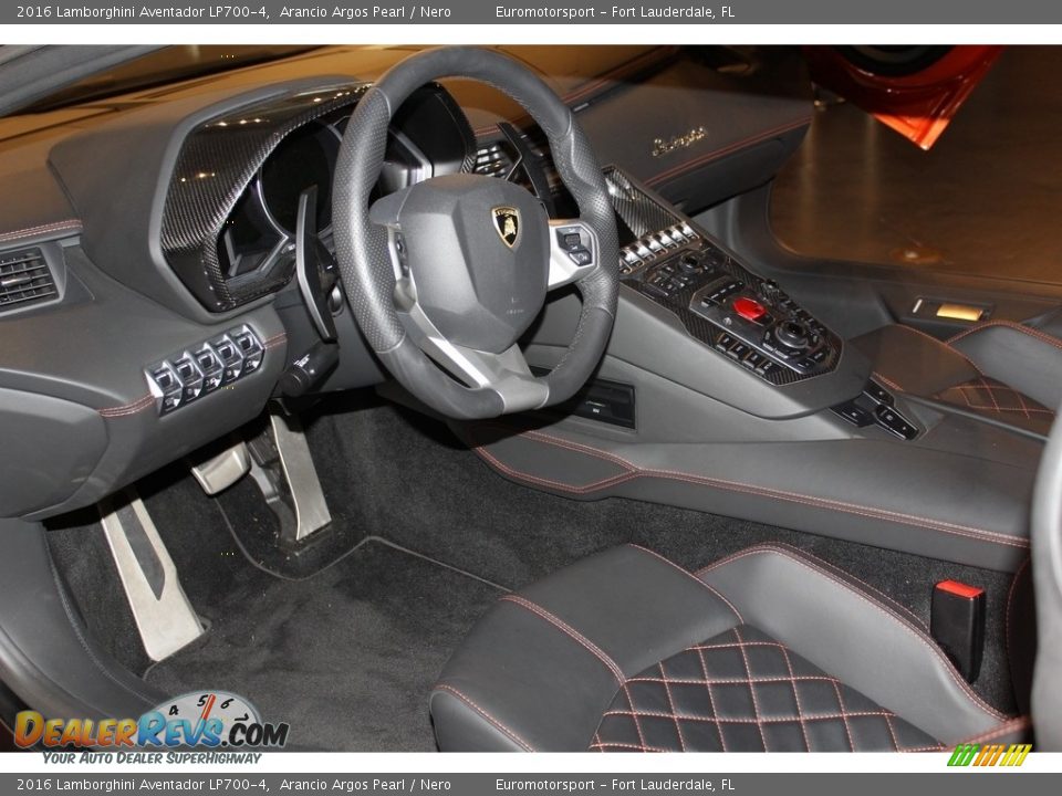 Nero Interior - 2016 Lamborghini Aventador LP700-4 Photo #10