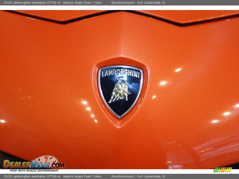 2016 Lamborghini Aventador LP700-4 Arancio Argos Pearl / Nero Photo #21