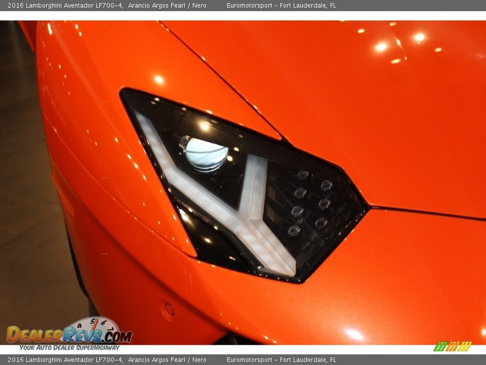 2016 Lamborghini Aventador LP700-4 Arancio Argos Pearl / Nero Photo #22