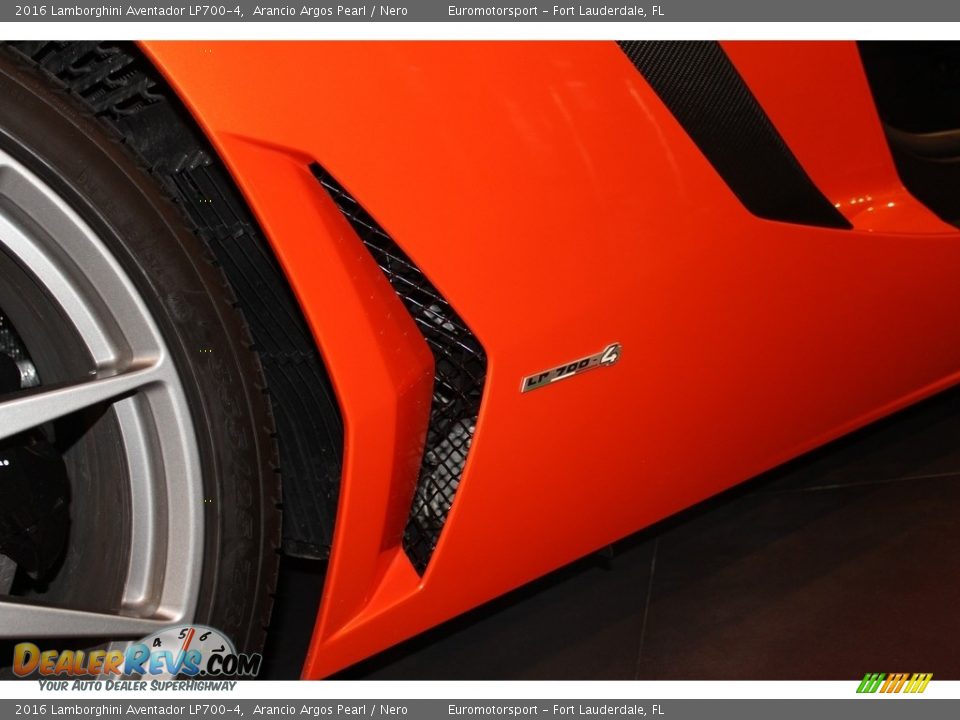 2016 Lamborghini Aventador LP700-4 Arancio Argos Pearl / Nero Photo #25