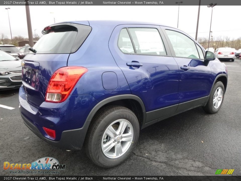 2017 Chevrolet Trax LS AWD Blue Topaz Metallic / Jet Black Photo #5