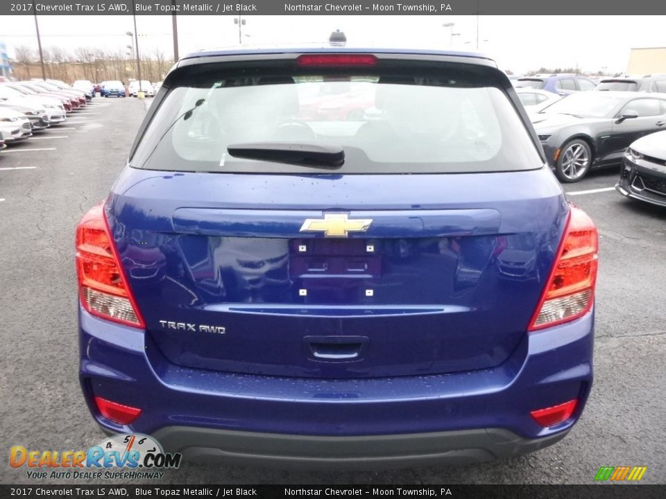 2017 Chevrolet Trax LS AWD Blue Topaz Metallic / Jet Black Photo #6