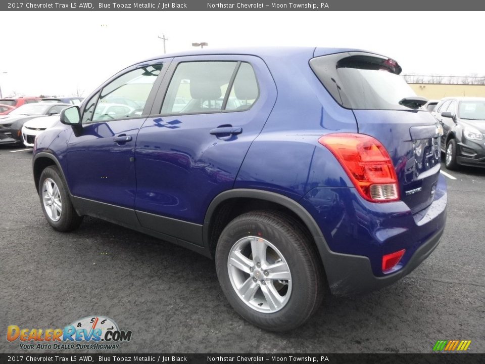 2017 Chevrolet Trax LS AWD Blue Topaz Metallic / Jet Black Photo #8