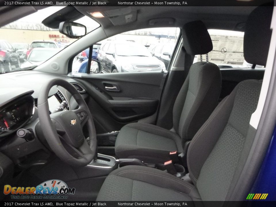 2017 Chevrolet Trax LS AWD Blue Topaz Metallic / Jet Black Photo #11