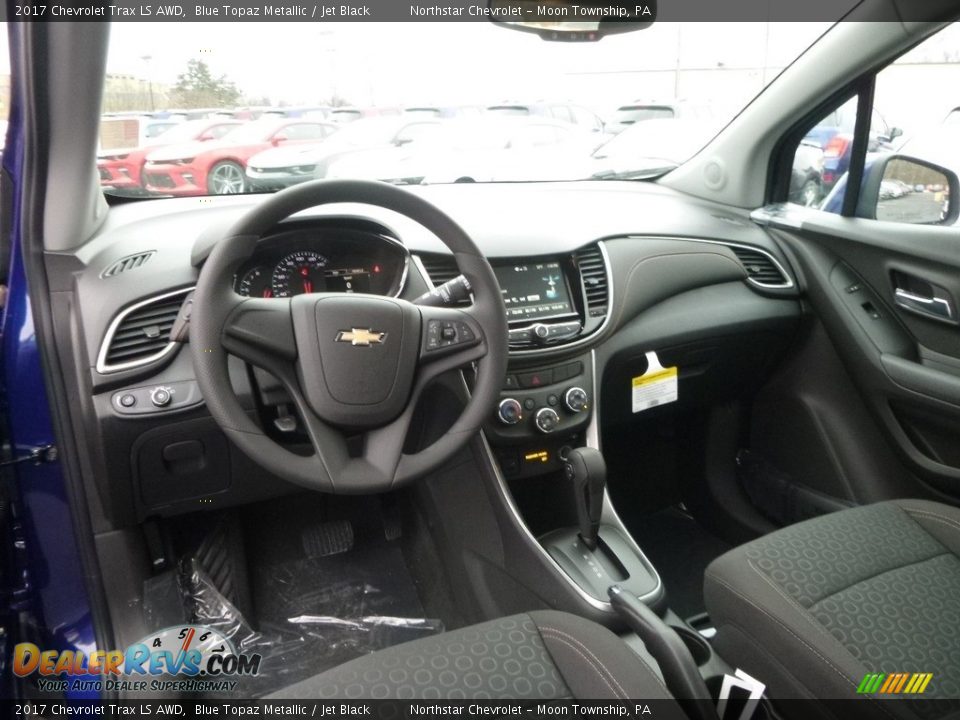 2017 Chevrolet Trax LS AWD Blue Topaz Metallic / Jet Black Photo #13