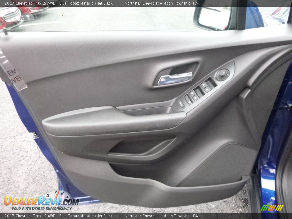 2017 Chevrolet Trax LS AWD Blue Topaz Metallic / Jet Black Photo #14
