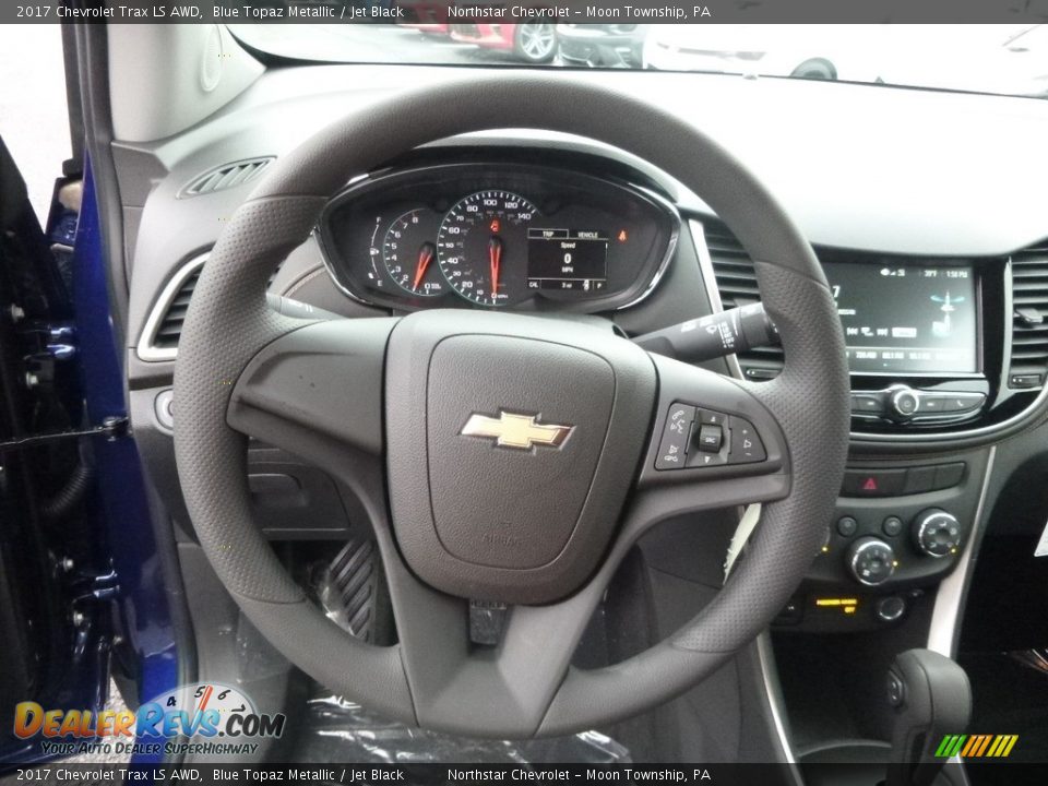 2017 Chevrolet Trax LS AWD Blue Topaz Metallic / Jet Black Photo #17