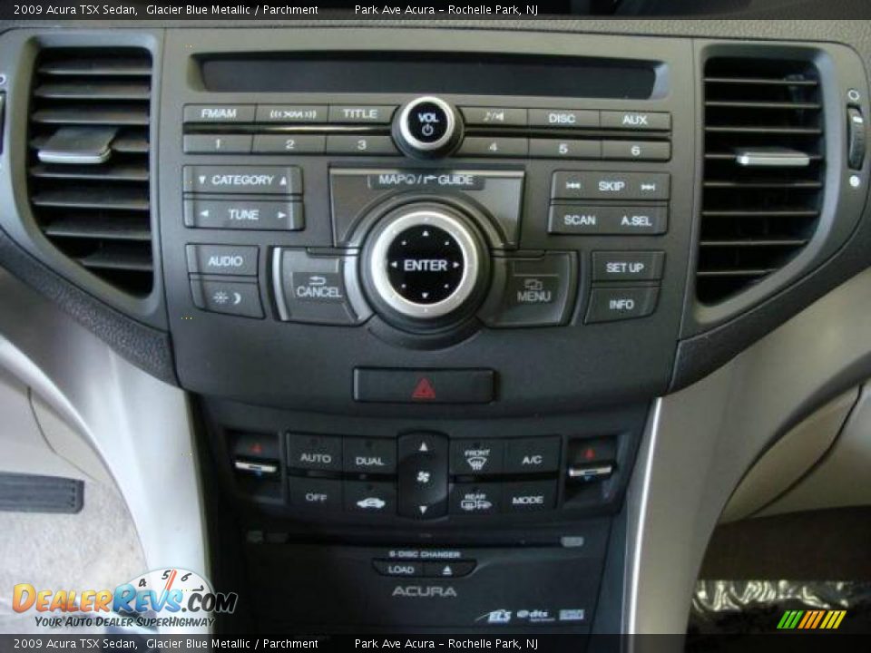 2009 Acura TSX Sedan Glacier Blue Metallic / Parchment Photo #13