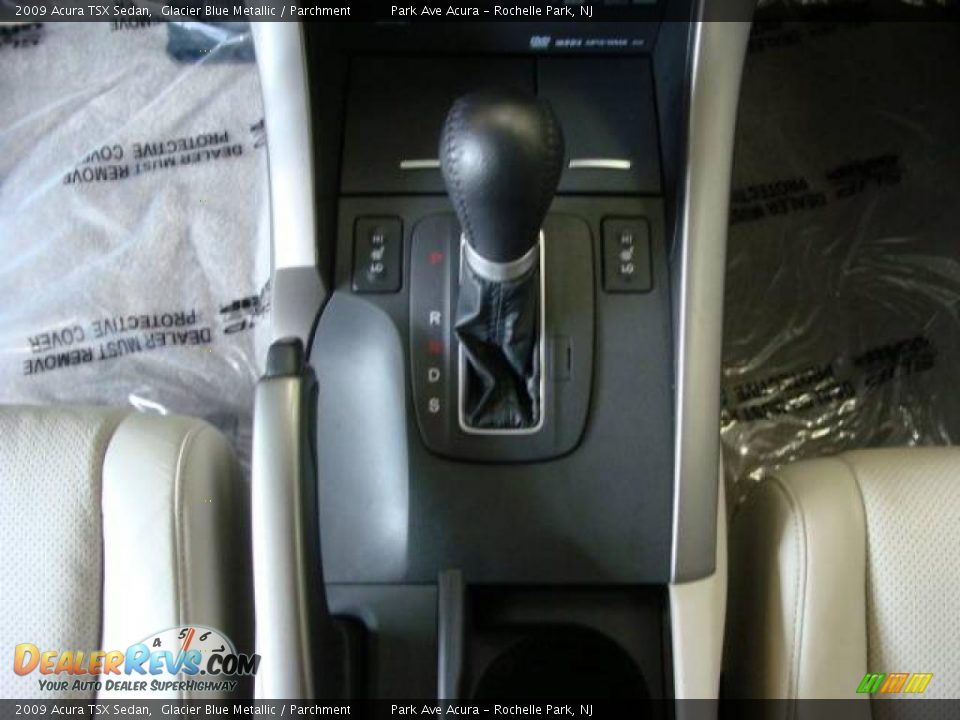 2009 Acura TSX Sedan Glacier Blue Metallic / Parchment Photo #14