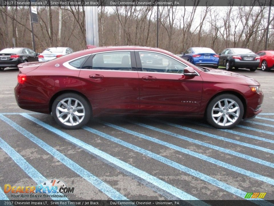 2017 Chevrolet Impala LT Siren Red Tintcoat / Jet Black Photo #7