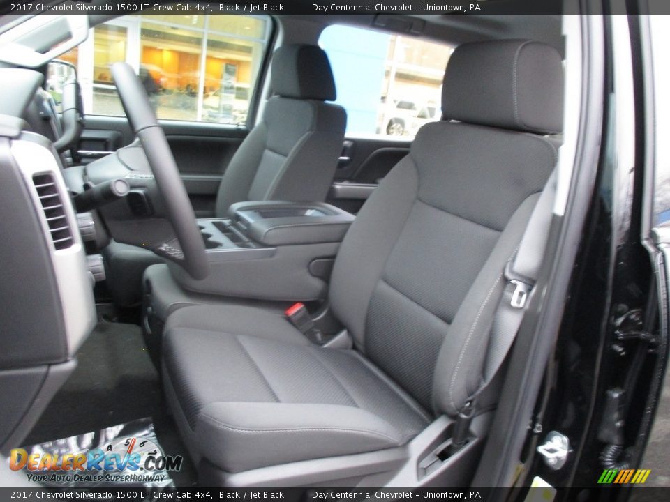 2017 Chevrolet Silverado 1500 LT Crew Cab 4x4 Black / Jet Black Photo #13