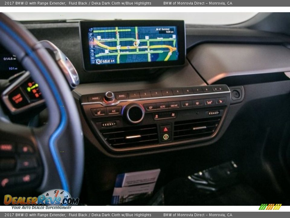 2017 BMW i3 with Range Extender Fluid Black / Deka Dark Cloth w/Blue Highlights Photo #5