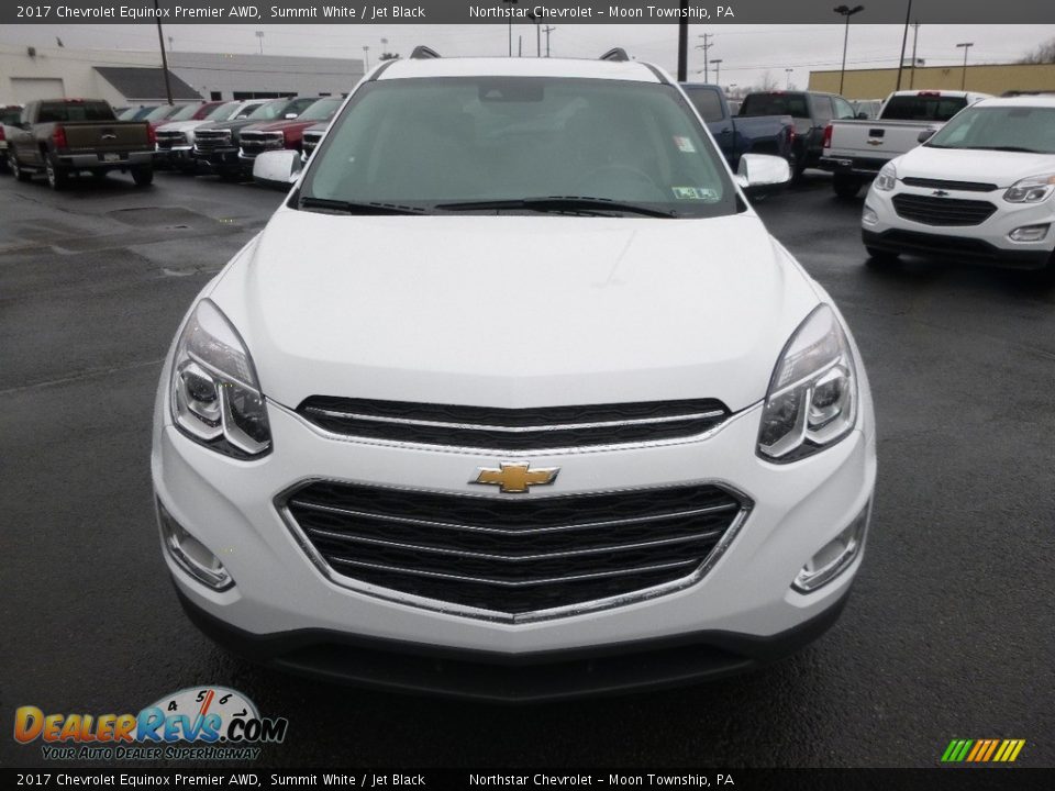 2017 Chevrolet Equinox Premier AWD Summit White / Jet Black Photo #2