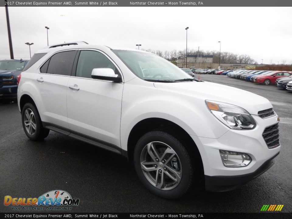 2017 Chevrolet Equinox Premier AWD Summit White / Jet Black Photo #3