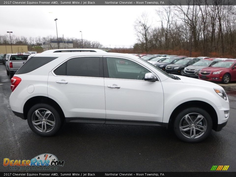 2017 Chevrolet Equinox Premier AWD Summit White / Jet Black Photo #4