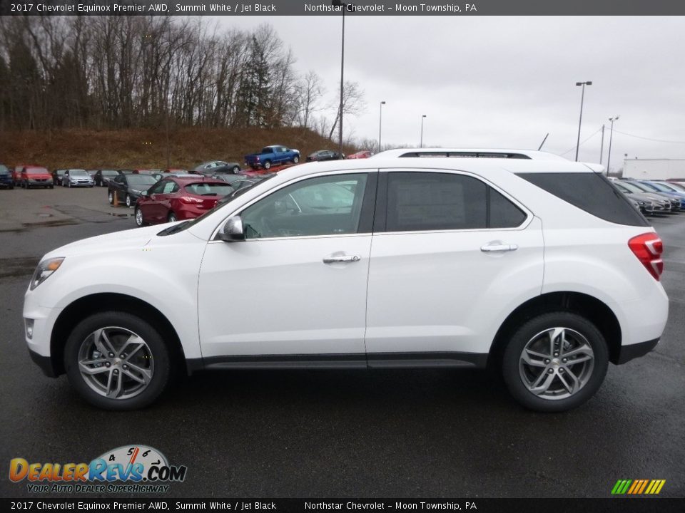2017 Chevrolet Equinox Premier AWD Summit White / Jet Black Photo #8