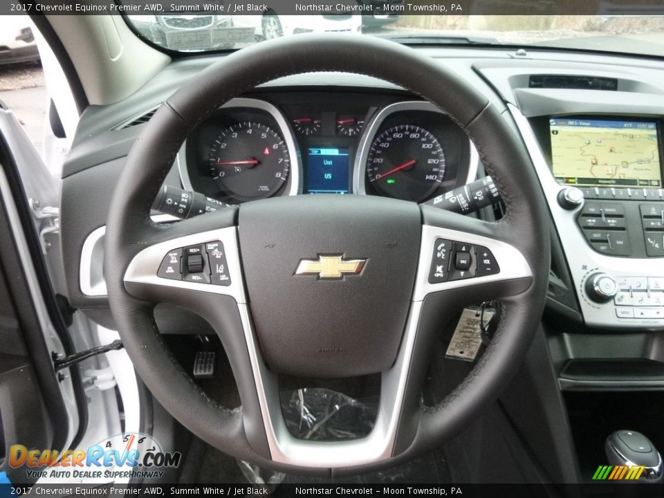 2017 Chevrolet Equinox Premier AWD Summit White / Jet Black Photo #16