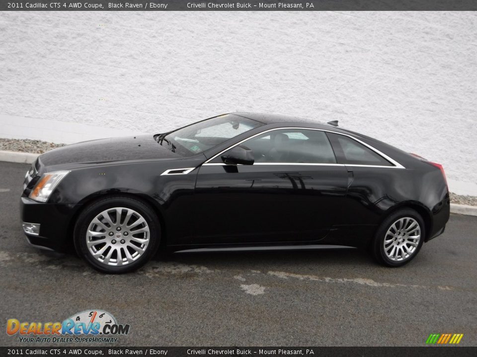 2011 Cadillac CTS 4 AWD Coupe Black Raven / Ebony Photo #2