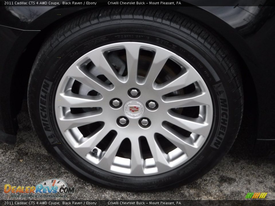 2011 Cadillac CTS 4 AWD Coupe Black Raven / Ebony Photo #3
